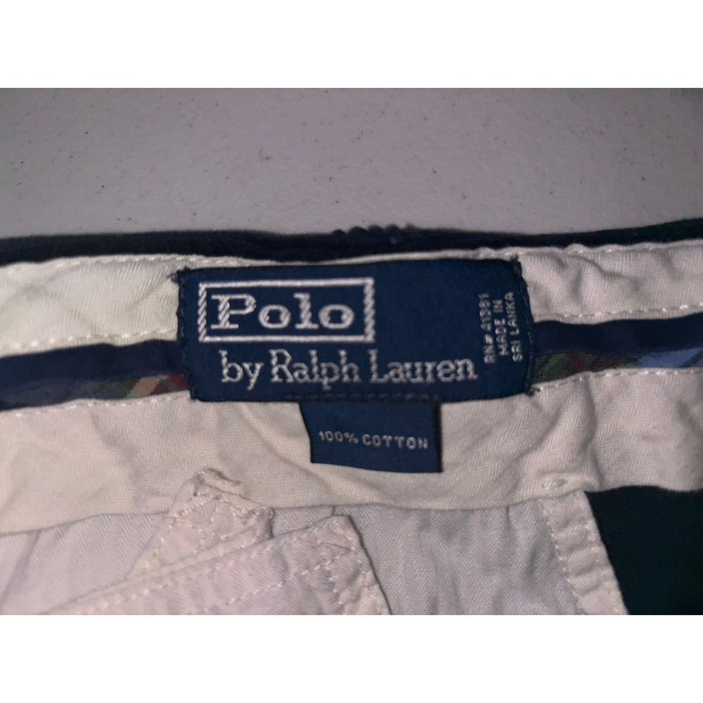Polo Ralph Lauren Men's 34 x 30 Corduroy Pants Khaki Blue Label RN 41381 - Picture 7 of 7
